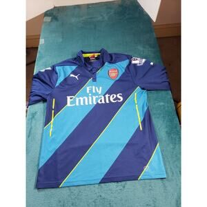 Arsenal Ozil Jersey Sz Large 2015 Away Football Soccer Mens Shirt Germany